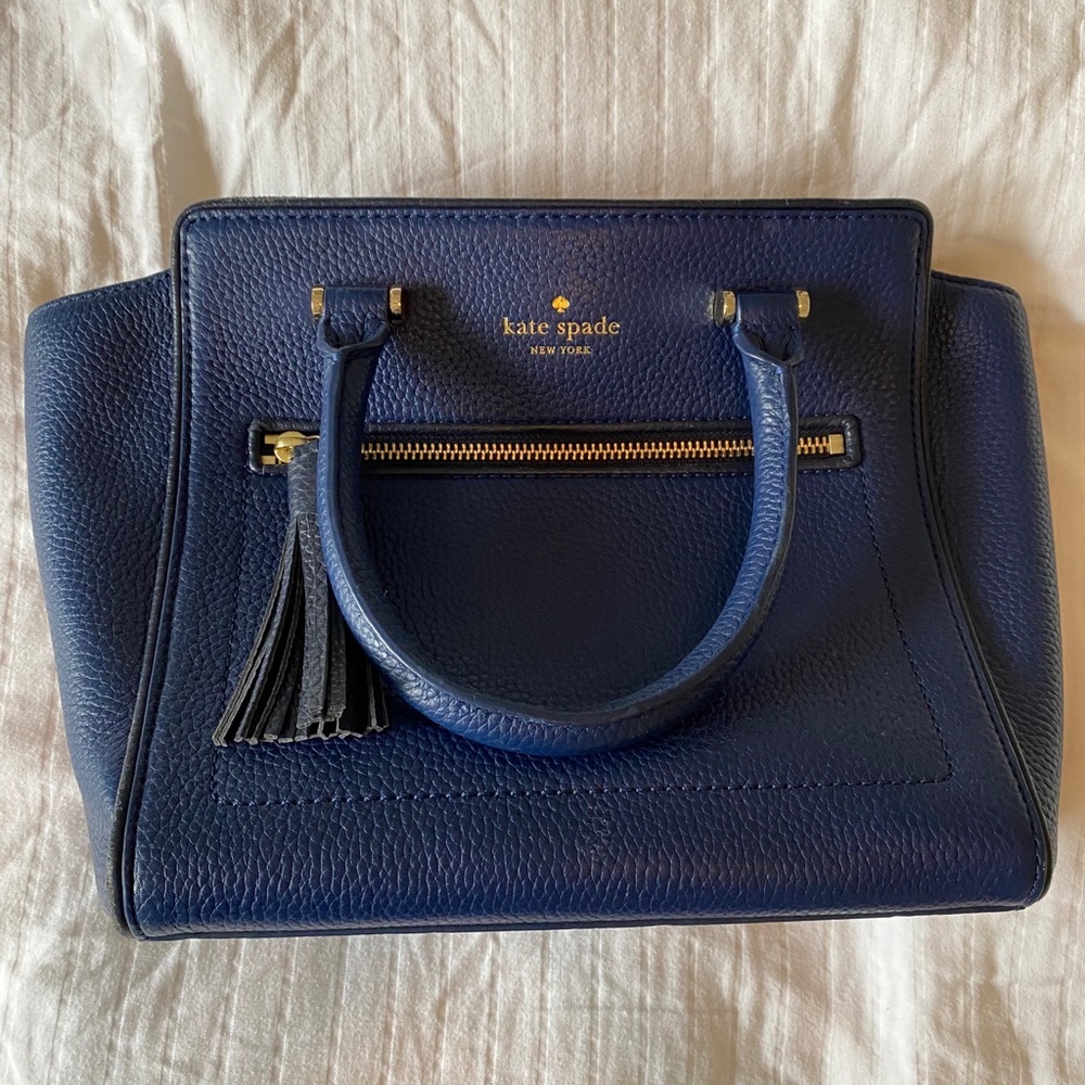 Kate Spade Soft Leather Purse Navy